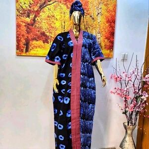 African print boubou